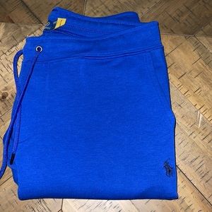 Blue Sweatpants Polo